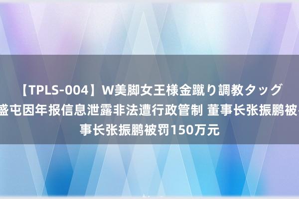 【TPLS-004】W美脚女王様金蹴り調教タッグマッチ ST盛屯因年报信息泄露非法遭行政管制 董事长张振鹏被罚150万元